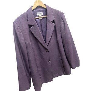 Pendleton Vintage 90's Purple Wool Blazer